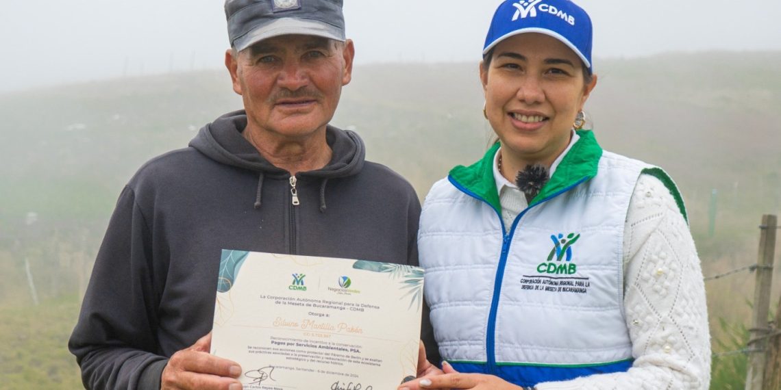 CDMB reconoce más de 250 hectáreas conservadas en áreas protegidas durante 2025