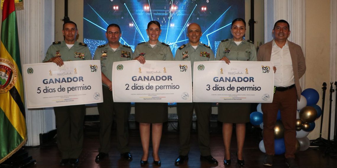 La Policía de Santander honra a sus mejores en la I Versión del Premio “Héroes de Santander”
