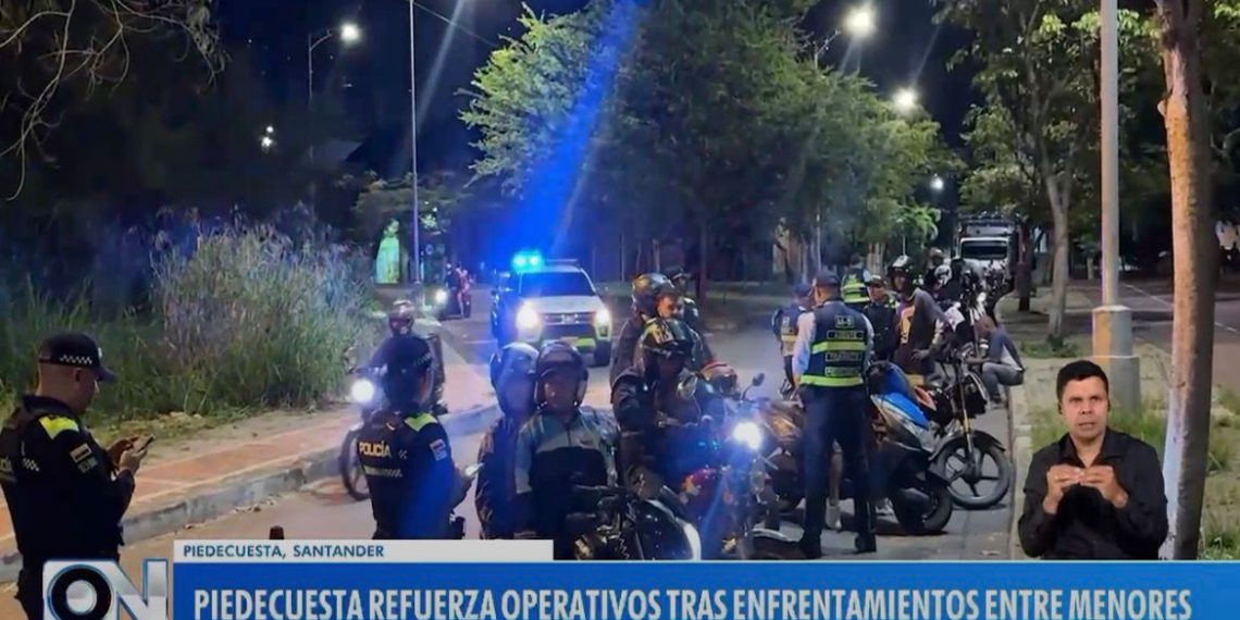 Piedecuesta segura: Autoridades refuerzan ofensiva contra el microtráfico tras ola de capturas