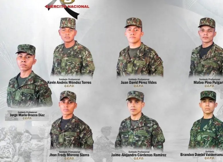 Con honores, Santander despide a los siete soldados asesinados en Aguachica