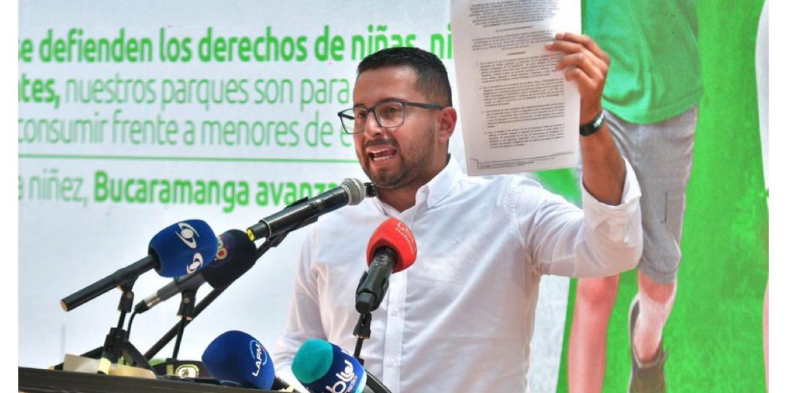 Portilla cumple su primera promesa: prohíbe el consumo de drogas en parques y zonas escolares de Bucaramanga