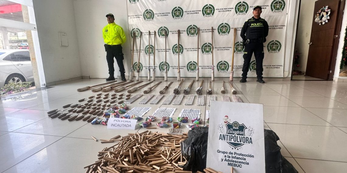 “La pólvora no es un regalo”: Policía Metropolitana refuerza controles y decomisa más de 100 kilos en el área metropolitana