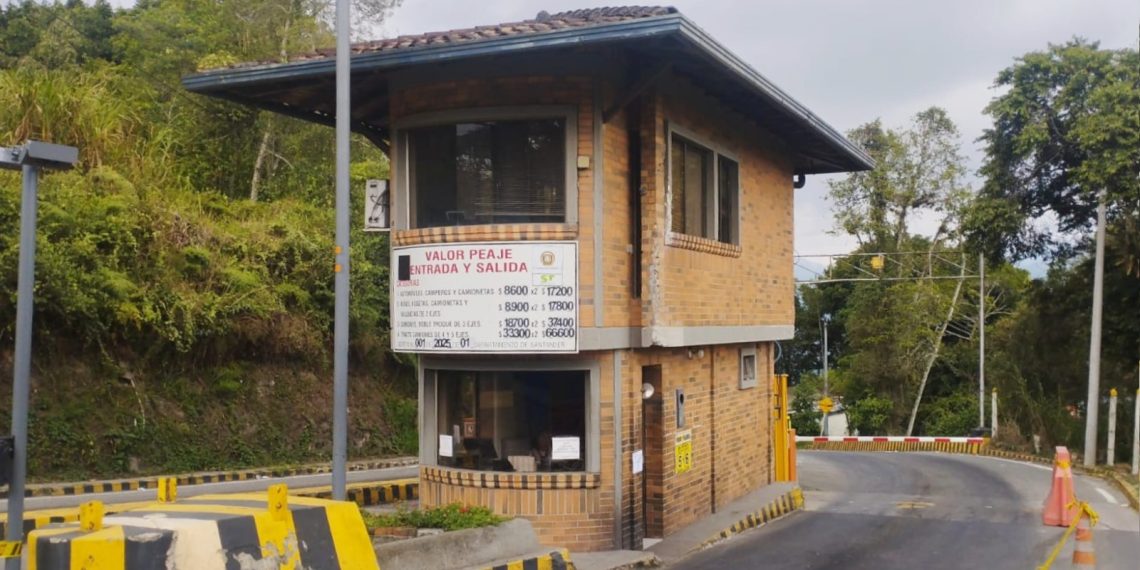 Gobernación de Santander suspende cobro del peaje en Los Santos mientras se define su legalidad