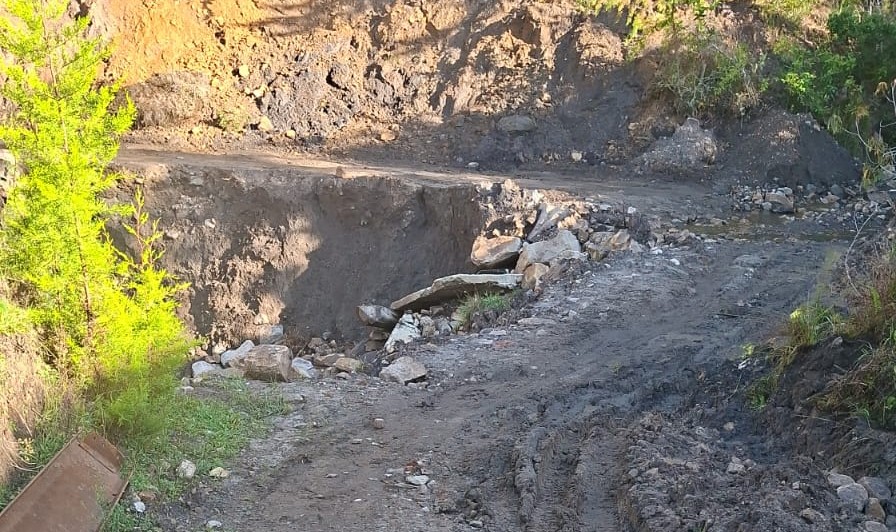 Lluvias atípicas generan graves afectaciones viales en la provincia de Soto Norte