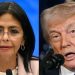 Trump lanza dura advertencia a Delcy Rodríguez: “Podría acabar peor que Maduro”