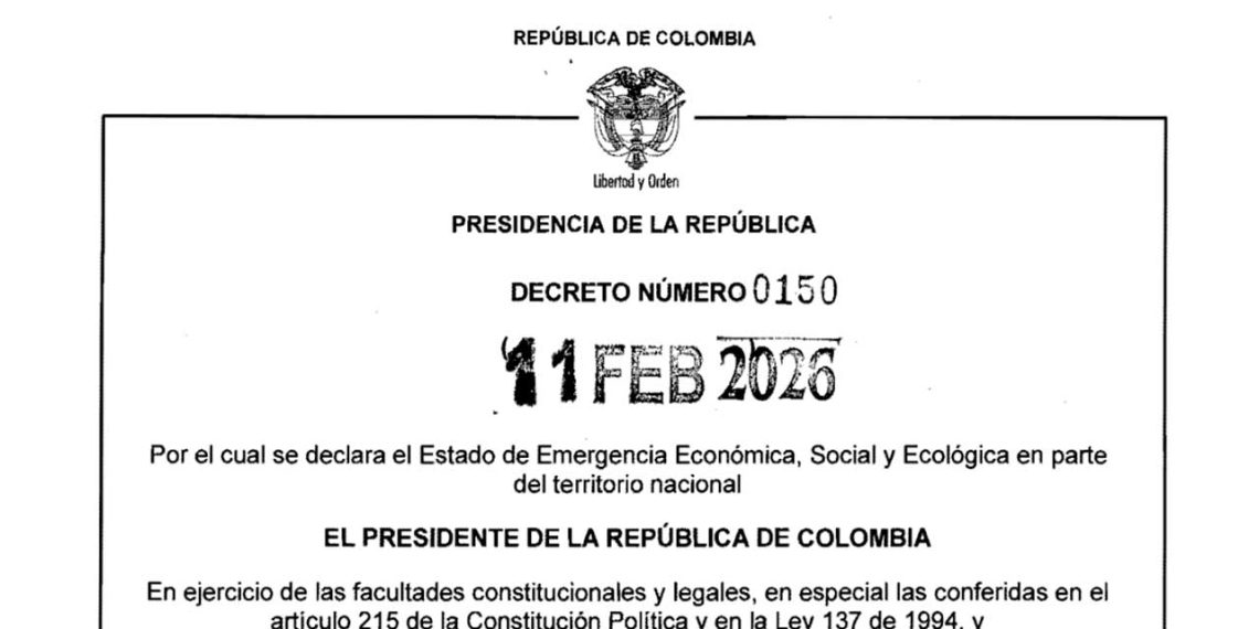 Gobierno decreta estado de emergencia económica en ocho departamentos por fuerte crisis climática
