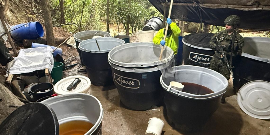 Ejército destruye megacomplejo cocalero del ELN en Norte de Santander