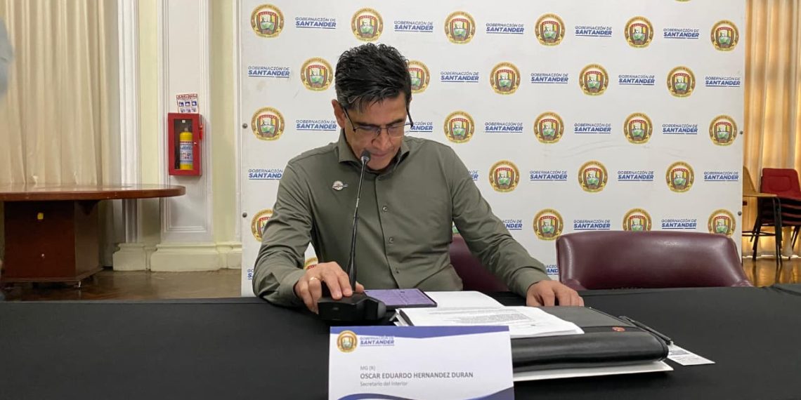 Gobernación de Santander activa plan contra invasión de grupos armados y respalda transportadores de García Rovira