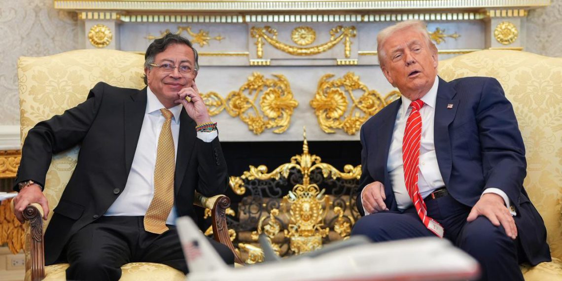 Petro y Trump se reunieron en la Casa Blanca para discutir narcotráfico y seguridad regional