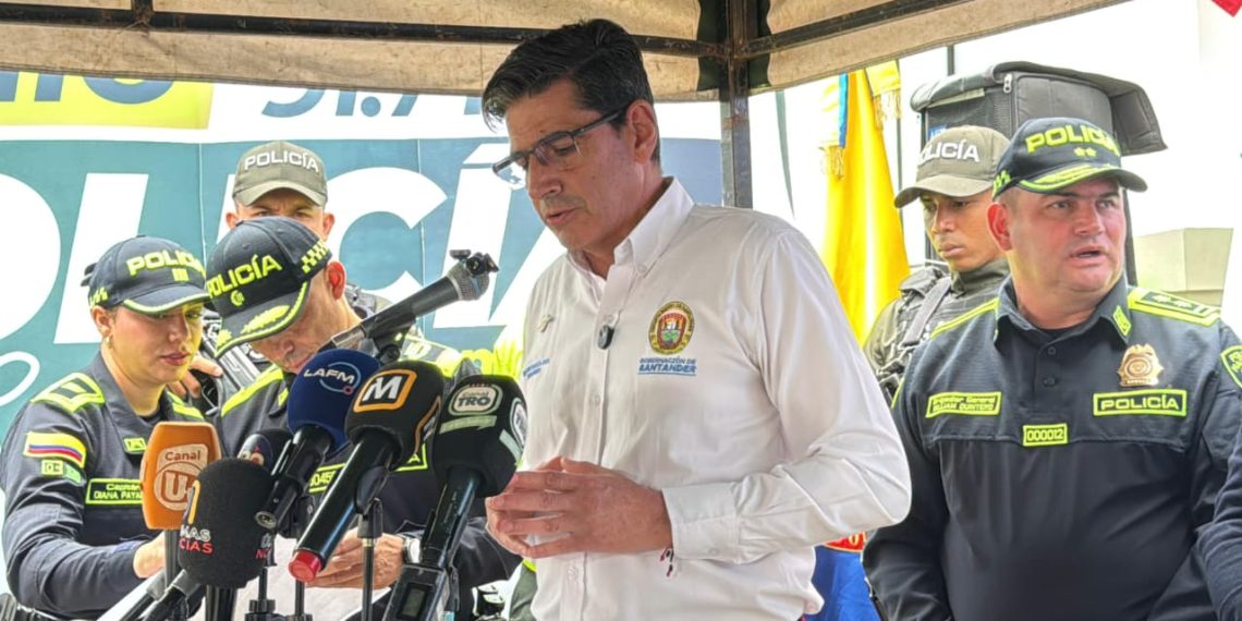 Santander logra avances notables en seguridad: extorsiones caen 43% y homicidios 39% en zonas prioritarias