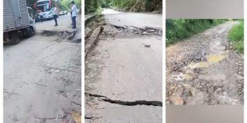 Emergencia vial en Santander: colapso en vía San Vicente-Bucaramanga por lluvias y falla geológica