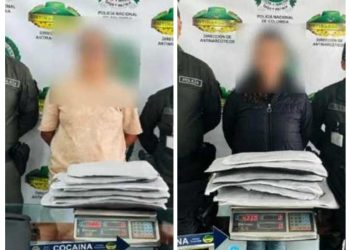 Capturan a dos mujeres con más de 7 kilos de cocaína en el aeropuerto Palonegro de Bucaramanga