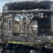 Incendio en el portal de Metrolínea en Girón dejó más de 20 buses afectados