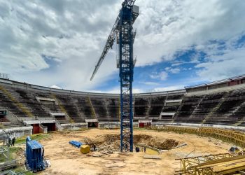 Arena Bonita alcanza un nuevo hito en su construcción y avanza hacia su consolidación como escenario regional