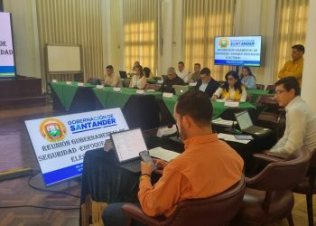 Santander coordina acciones para garantizar una jornada electoral segura