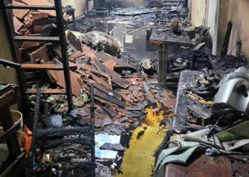 Trágico incendio en el barrio San Francisco de Bucaramanga deja una persona fallecida