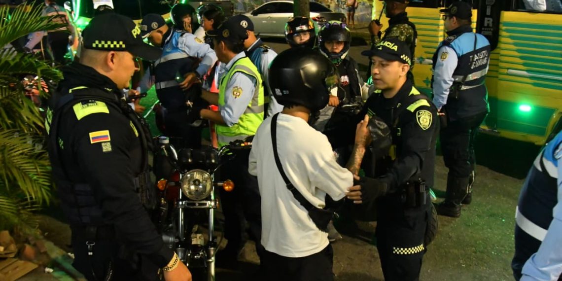 Golpe al desorden vial: masivo operativo sacó de circulación más de 110 motocicletas