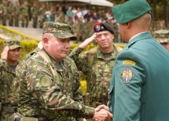 Veinte oficiales del Ejército Nacional ascendieron de grado en ceremonia realizada en Bucaramanga