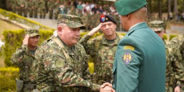 Veinte oficiales del Ejército Nacional ascendieron de grado en ceremonia realizada en Bucaramanga