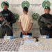 Dos capturas en Bucaramanga: incautaron 1.500 unidades de presunta droga y una escopeta