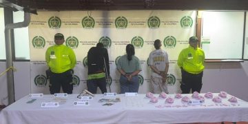 Cinco capturados y más de 21 kilos de marihuana fueron incautados en Bucaramanga y Girón