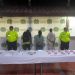 Cinco capturados y más de 21 kilos de marihuana fueron incautados en Bucaramanga y Girón
