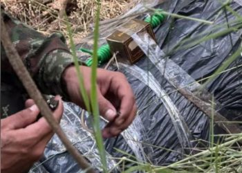 Ejército halló más de 100 kilos de explosivos en zona rural de Charta