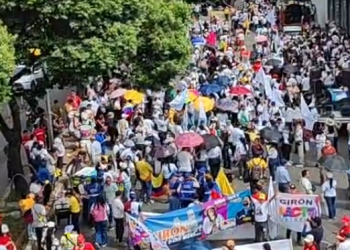 Así vivió Bucaramanga la jornada de movilización social este 14 de octubre